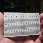 Compact Calendar, by Joe Lanman