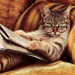 Cat-reading-glasses-with-paper, by Floho67